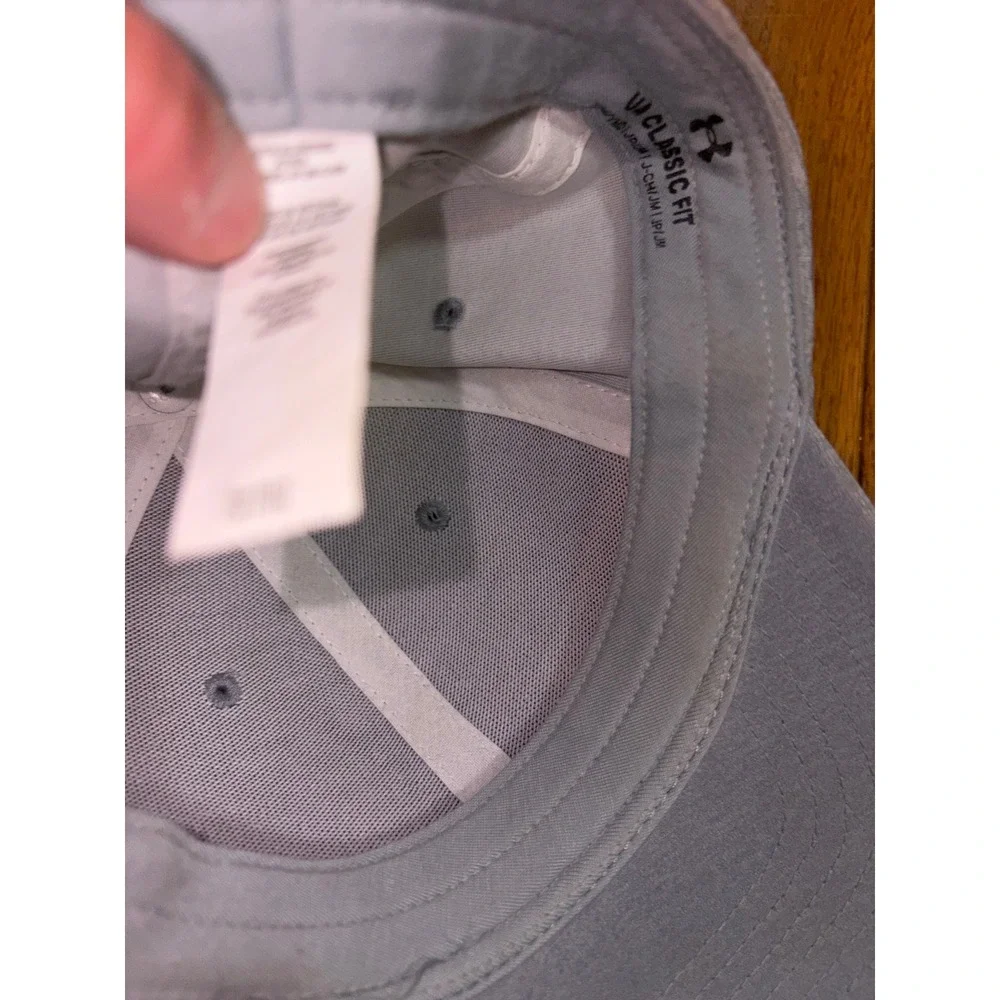 Under Armour Kids UA Classic Fit Baseball Cap Heather Grey Athletic Hat